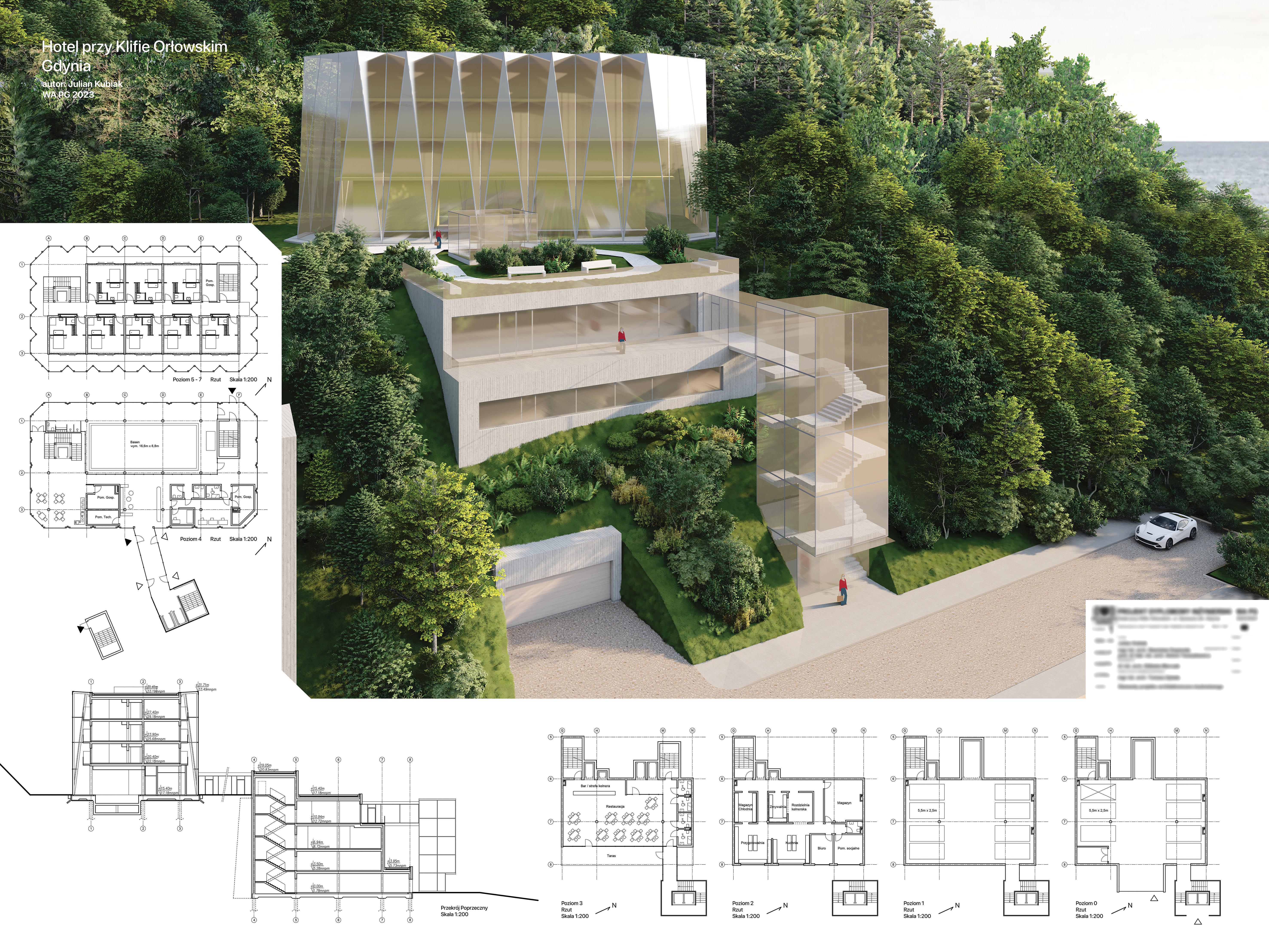 Hotel przy Klifie Orłowskim w Gdyni